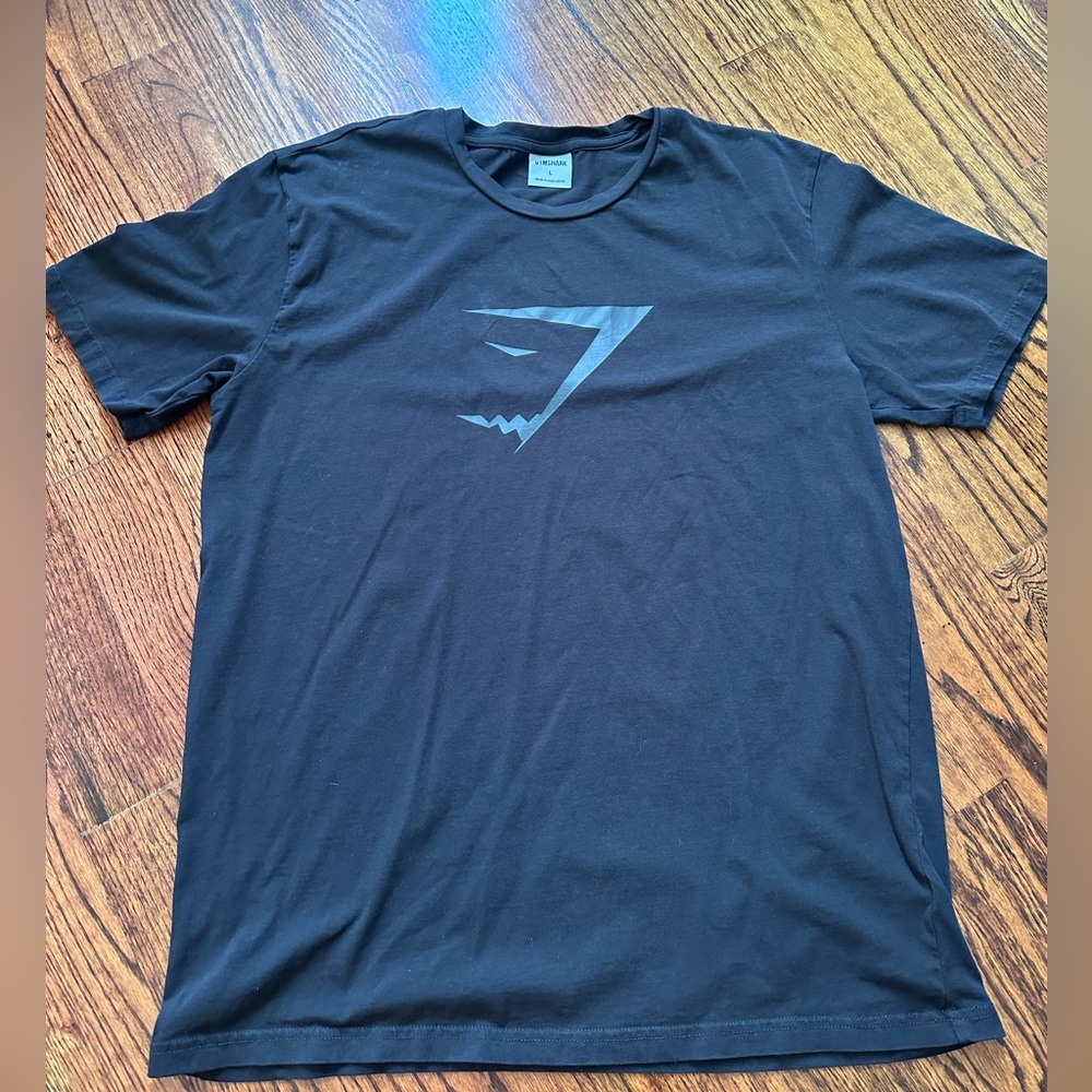 Gymshark Black Graphic T Shirt Size Large